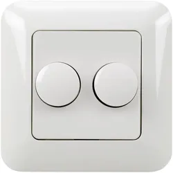 Ehmann, Lichtschalter + Storenschalter, 4260c0701 Dimmer da incasso Adatto per lampadina Lampadina LED ad