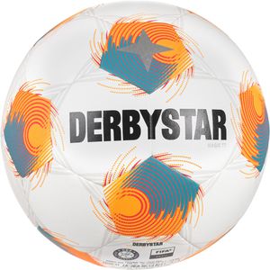 Derbystar Fußball Magic TT v26 FIFA Basic, 122006, Größe 5, 430 Gramm, weiß/grau/orange, Trainingsball