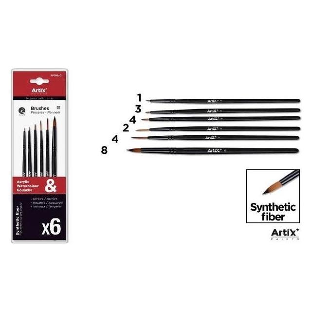Artix Synthetikbürsten 6 Stk (57528091)