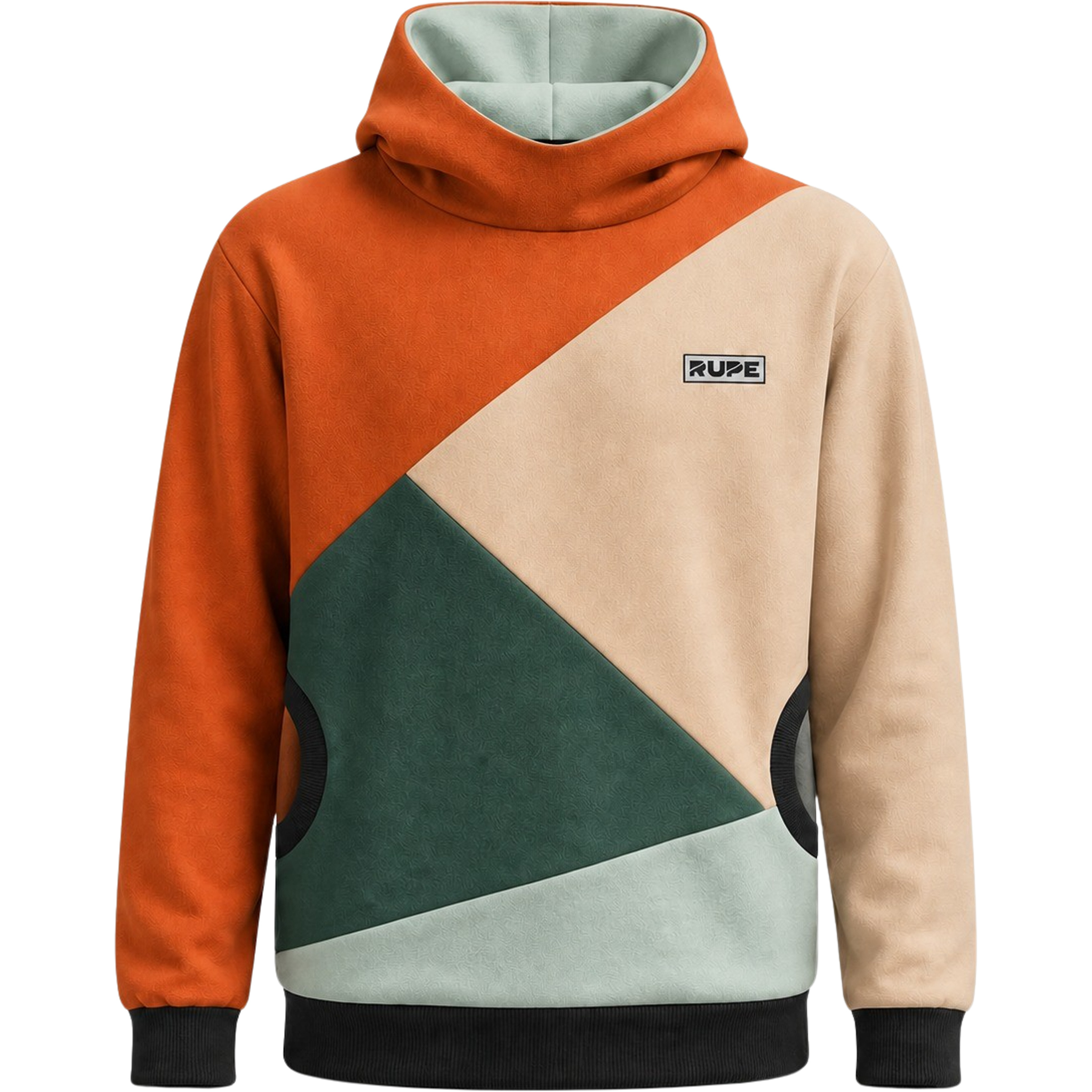 Rupe Block Hoodies beige Größe XL Lifestyle Hautfreundlich