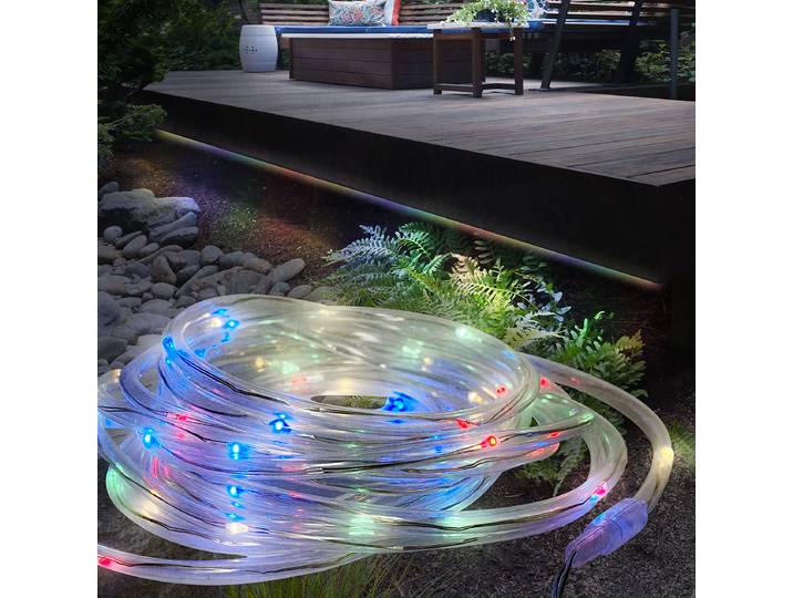 Solar-Lichterkette 33689 Ø 0cm Schwarz/Durchsichtig