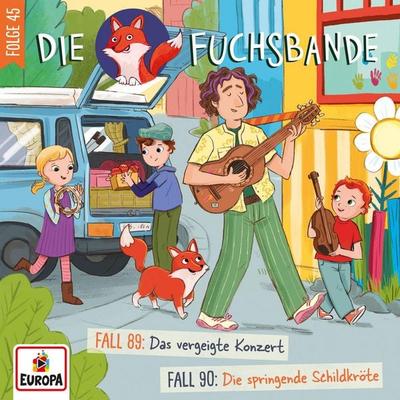 Folge 45: Fall 89: Das vergeigte Konzert/Fall 90: Die springende Schildkröte - Jana Lini, Audio, 4069828731806
