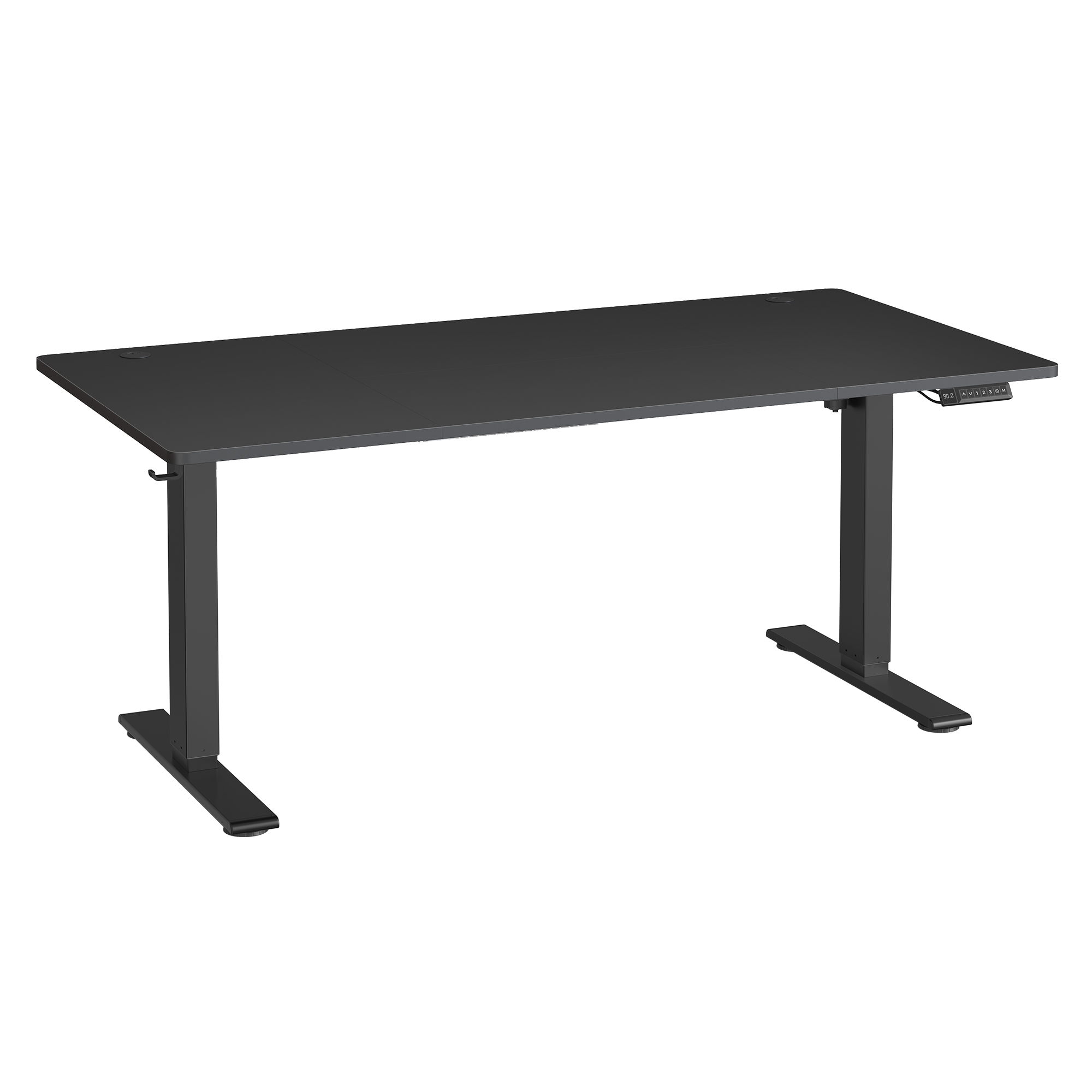 VASAGLE Höhenverstellbarer Schreibtisch elektrisch, 160 x 80 cm, mit USB-C-Anschluss LSDB35146BZ02
