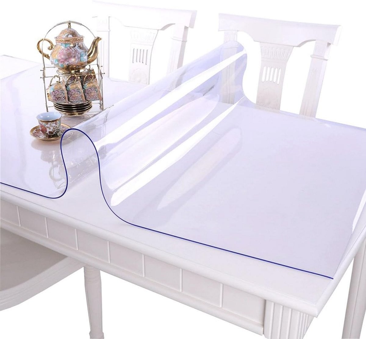 Transparante PVC Tafelbescherming 1mm dik - Krasbestendige en hittebestendige tafelmat