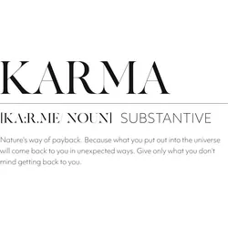 Bild KARMA (BH 30x40 cm) - weiß - BH 30x40 cm