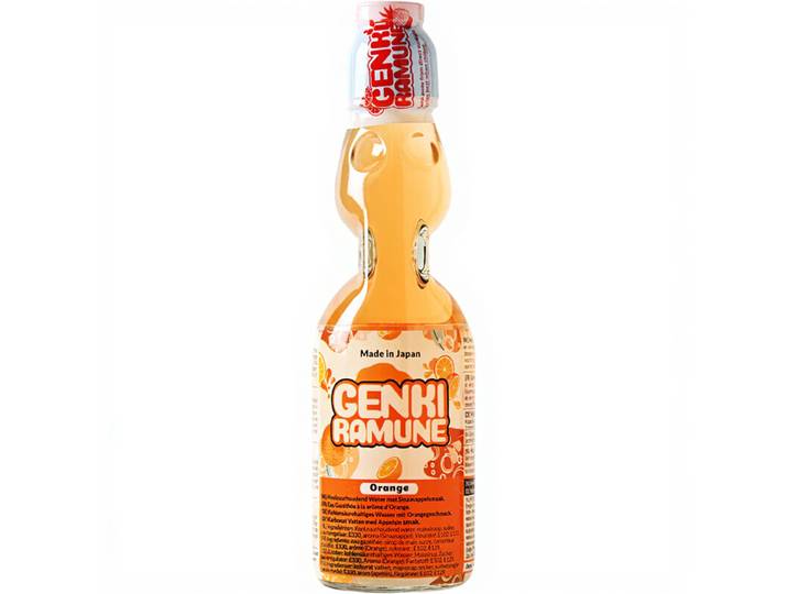 GENKI RAMUNE Sinaasappel Frisdrank 200 ml
