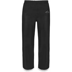 Normani, Unisex, Outdoorhose, Kinder Regenhose Tacoma (XL), Schwarz