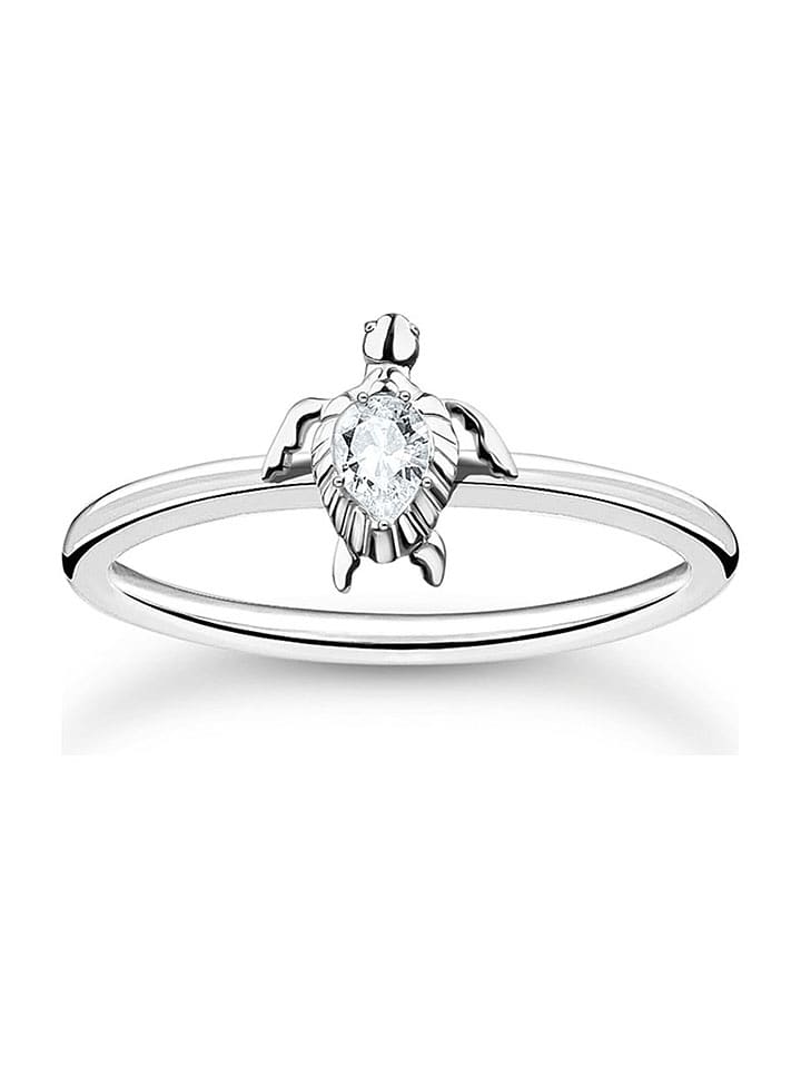 Thomas Sabo Silber-Ring mit Edelstein - onesize