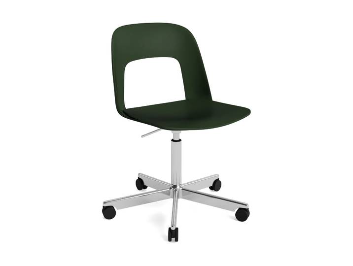 HAY Layout Chair 141 Stuhl Pastel green-polerad aluminium