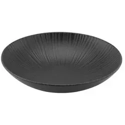 6er-Set CreaTable Suppenteller Vesuvio Ø 22 cm Steinzeug Schwarz