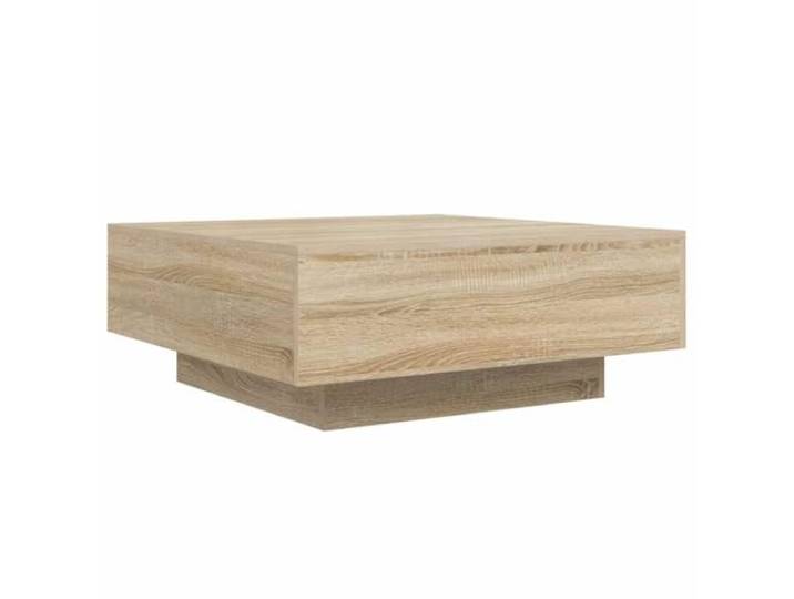 LASWWQMRF Couchtisch Sonoma-Eiche 80x80x31 cm Quadratisch Holzwerkstoff Moderne quadratische Optik für Wohnzimmer und Lounge, stabile Ablagefläche für Getränke, vielseitig nutzbar als Teetisch.