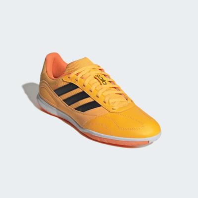 Fußballschuh ADIDAS PERFORMANCE "SUPER SALA III", Herren, Gr. 44, lucid tangerine, core schwarz, lucid orange, Synthetik, Textil, Schuhe Fußballschuh, für Halle und Straße