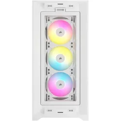 Corsair iCUE 5000D RGB Airflow (ATX, mATX, Mini-ITX), PC Gehäuse, Transparent, Weiss