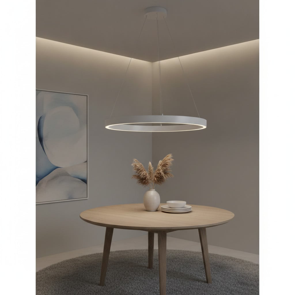 Lyora Design hanglamp Sting wit rond Ø 100 cm