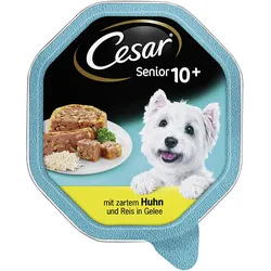 Cesar Senior 1+ Huhn & Reis in Gelee 14x150 g