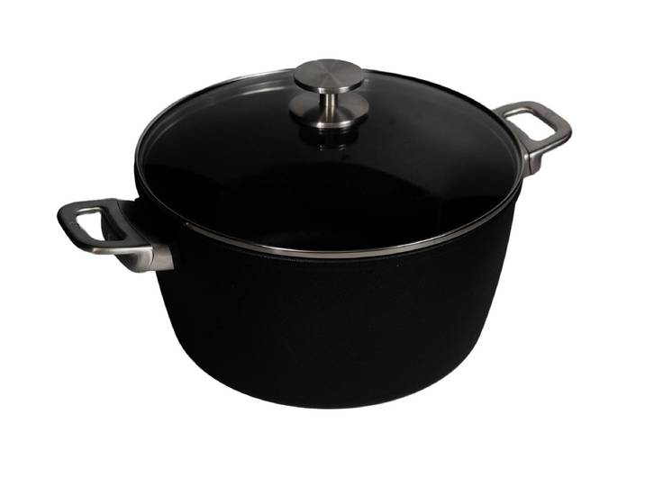 Kochtopf SWISS DIAMOND CXD , schwarz (silberfarben), Ø:28cm, Töpfe, Kochtopf