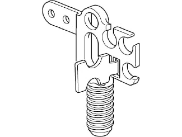 Generisch Pièce de rechange pour lampes Ikea\, remplace la pièce numéro 153748/153749\, fixation au plafond pour lampes suspendues