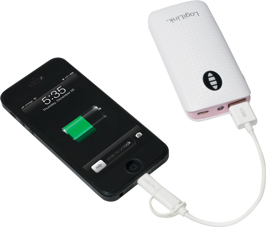 LogiLink USB 2.0 kabel, USB-A naar Micro USB, wit, 1 meter