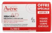 Avène XeraCalm AD Pain Surgras Lot de 2 x 100 Grammes - Lot