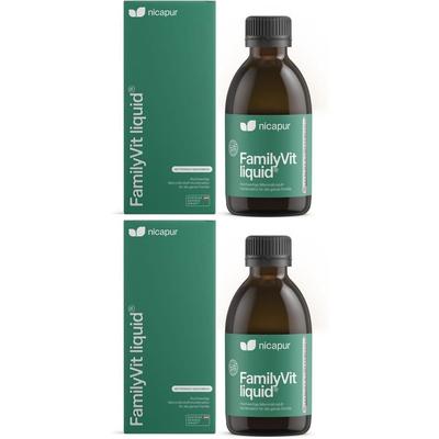 Nicapur FamilyVit liquid 2x 2x250 ml Saft