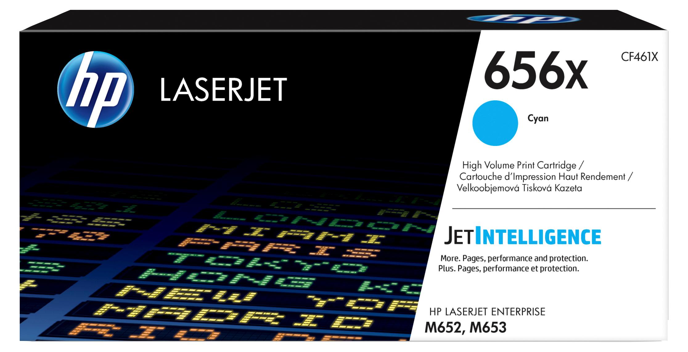 HP 656X Cyan Original LaserJet Tonerkartusche mit hoher Reichweite, 22000 Seiten, Cyan, 1 Stück(e)