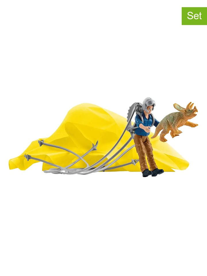 Schleich 7tlg. Spielset "Dino Fallschirmrettung - 41471" - ab 5 Jahren - onesize