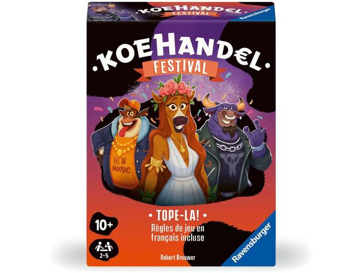 Ravensburger Koehandel Festival - Kaartspel - Snel en Tactisch Onderhandelingsspel (2-6 spelers)