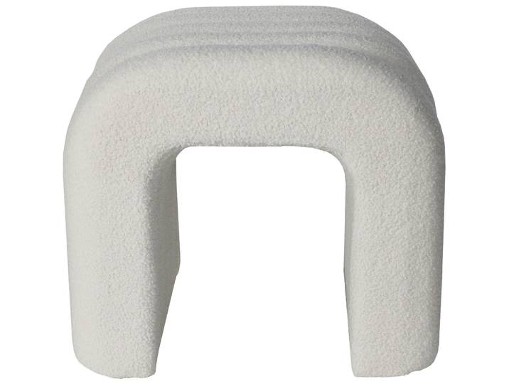 Hocker June beige Stoff B 43 H 37 cm - Hocker