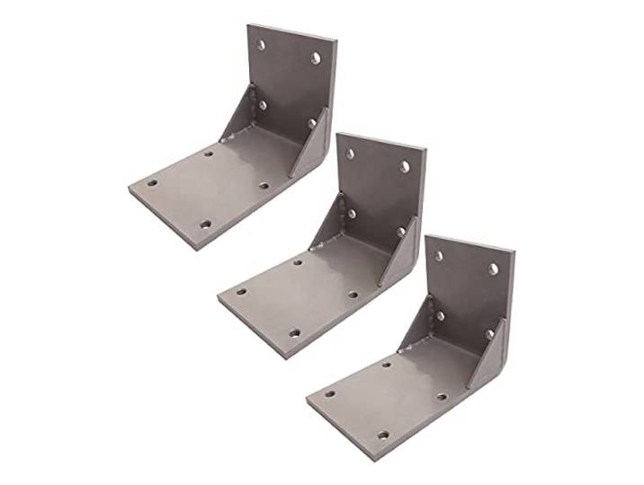 Mendler 3er-Set Deckenadapter für Kassetten-Markise T124 - grau