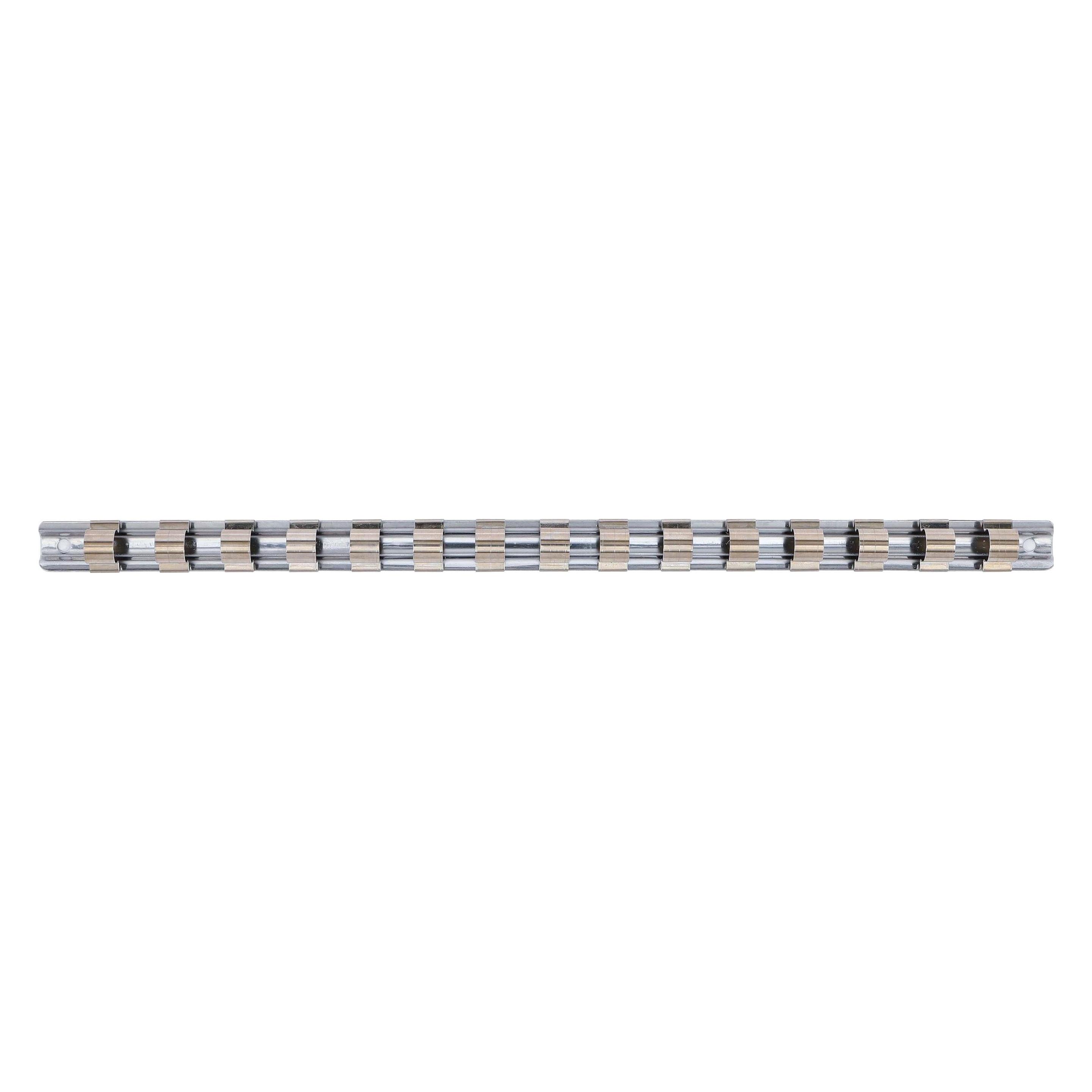 BGS Aufsteckschiene mit 15 Clips 12,5 mm (1/2") (2540)