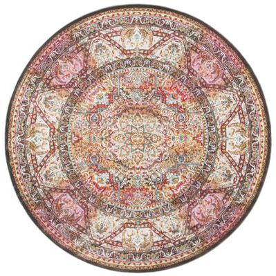 SAFAVIEH Luxor Keritza Boho Medallion Distressed Rug