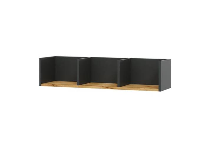 Étagère murale Tomy 90x20cm Anthracite/Chêne de force doré Vicco 54676