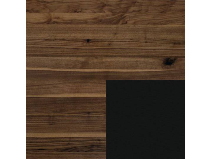 Willisau Prato Esstisch mit Tischplatte Holz - Nussbaum mit Char