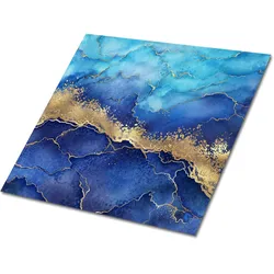 FLIESENAUFKLEBER 9 Stück 30x30 cm selbstklebend Marmormeer