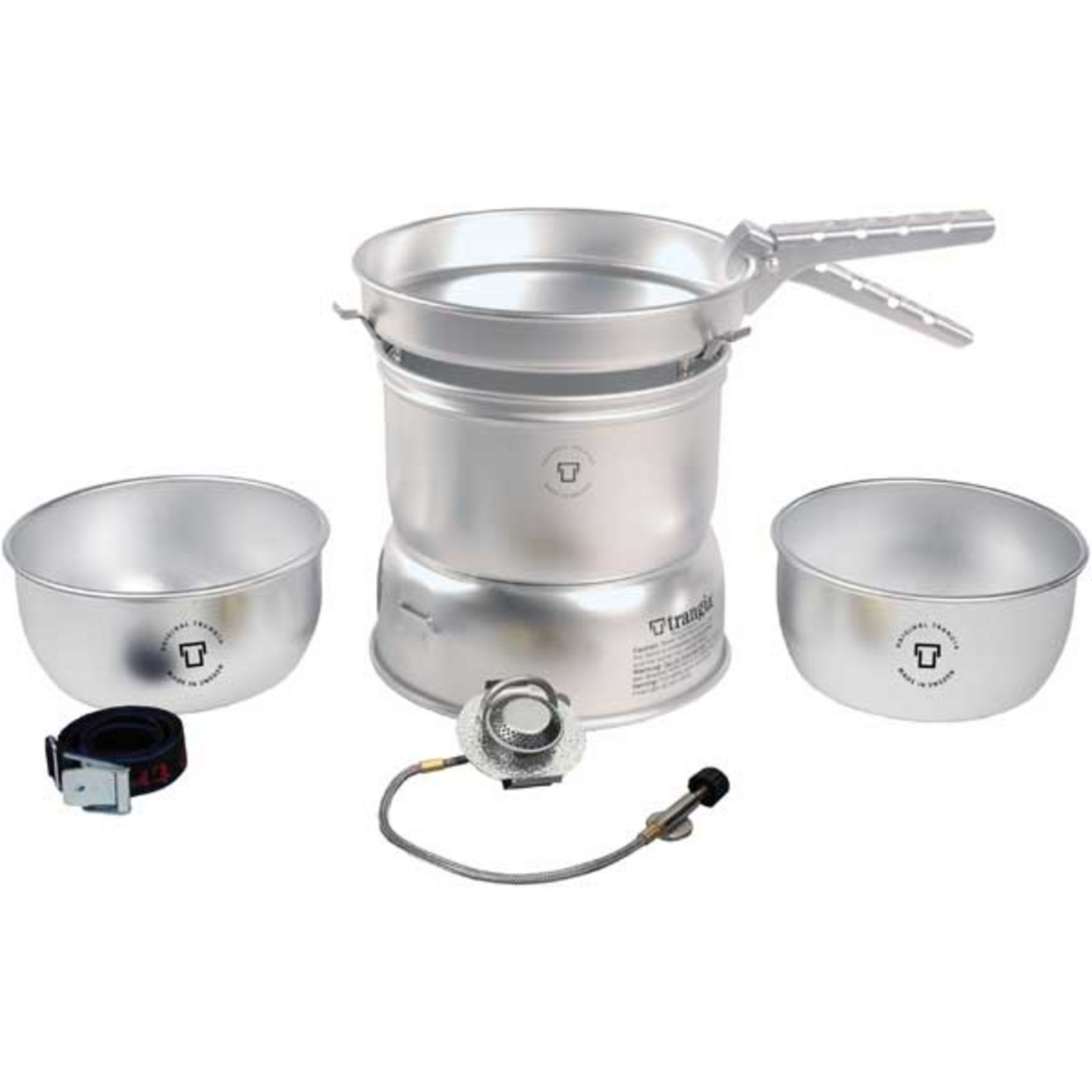 Trangia Sturmkocher klein Gas 27-1 Campingkocher silber Größe HA