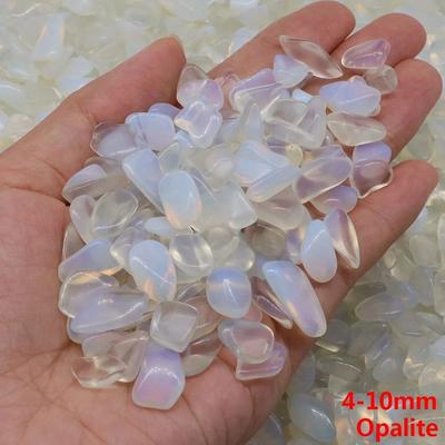 Inspired Living Natural Crystal Chips For Aquarium Gravel, Reiki Decor And DIY Crafting opalite 50g