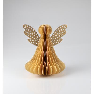 Dekoobjekt AM DESIGN "Dekofigur aus Papier", beige (weiß), B:13cm H:20cm, Papier, Dekofiguren, 3er Set, bxH: 13x20 cm