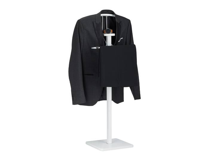 Stummer Diener Weiss-Silber