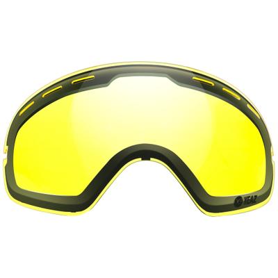 Snowboardbrille YEAZ "Cloudy Wechselglas, mit Rahmen XTRM-SUMMIT", gelb, Sportbrillen