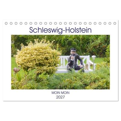 Schleswig-Holstein Moin Moin (Tischkalender 2027 DIN A5 quer), CALVENDO Monatskalender