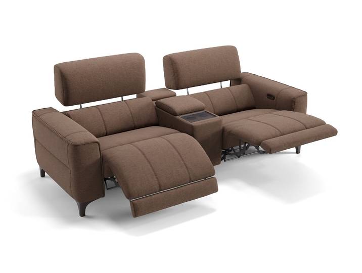 Stoff 2-Sitzer Kinosofa Nanto Heimkinosessel Kinosessel