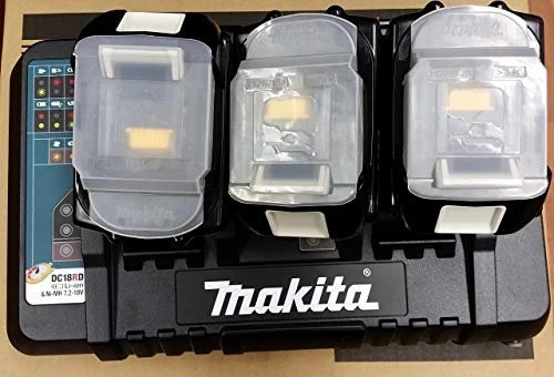 makita Werkzeugakkus mit Schnellladegerät Power Source Kit Lithium-Ionen 3x 5,0 Ah