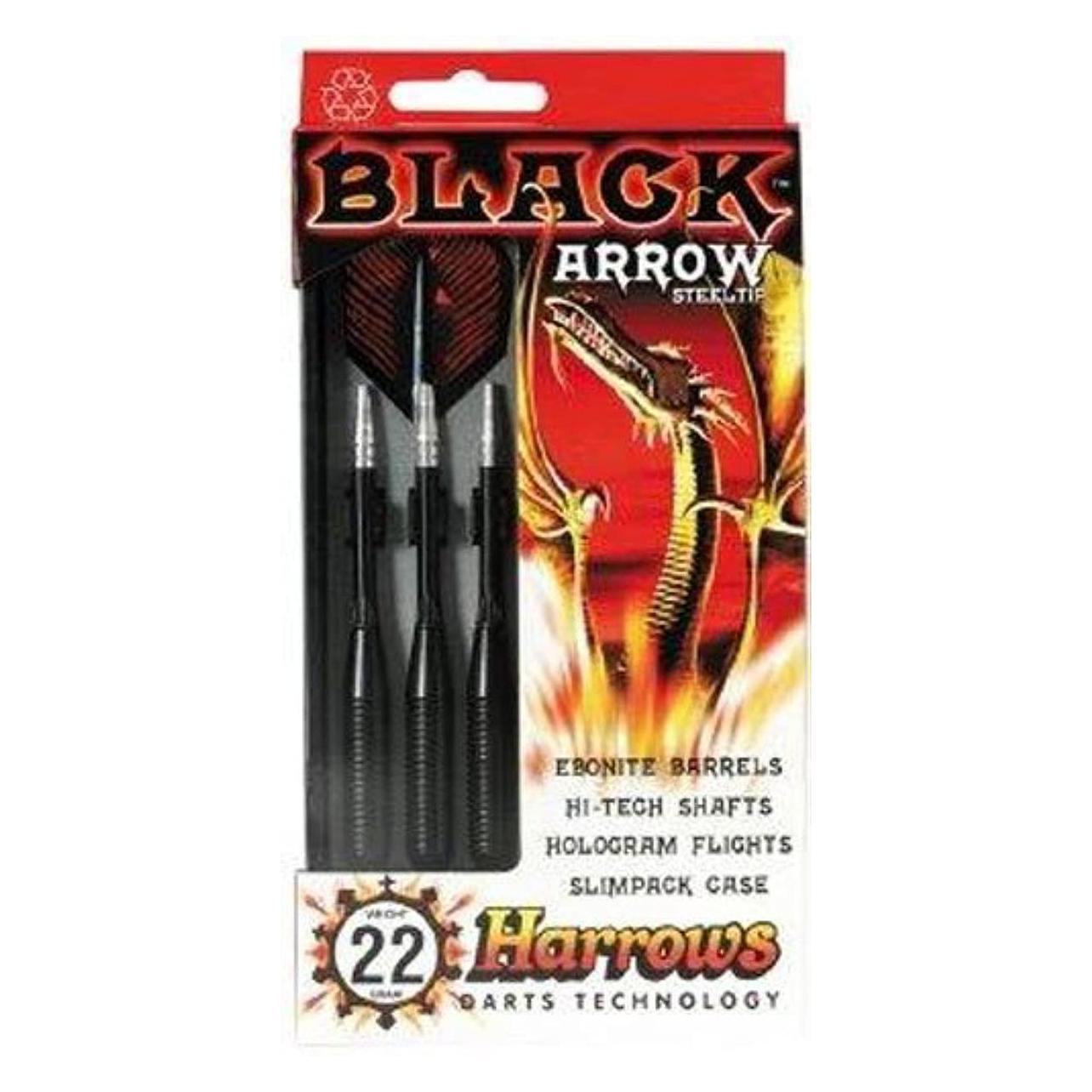 Harrows Darts Steeltip Black ARROW 3x19gr (ST-842HRED10619)