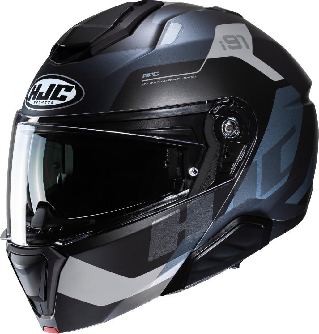 Motorradhelm CARST MC5SF Größe M leicht mit integriertem Sonnenvisier für Brillenträger