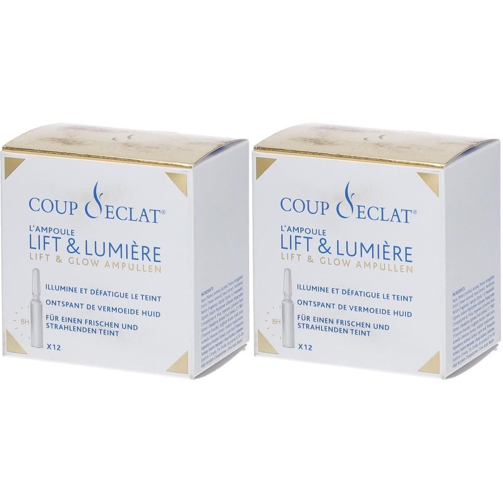 Asepta Coup D'eclat Lift & Glow Ampoule x2 2x12 St Ampullen