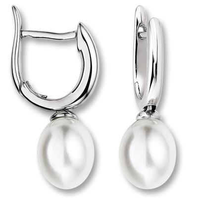 Paar Creolen ONE ELEMENT "Ohrringe Creolen aus 925 Silber", silber, Ohrringe, Damen, Damen, Perlen Silber 925 (Sterlingsilber), Perlen, Silber 925 (Sterlingsilber), Fein gefertigt – ein Zeichen mit besonderer Bedeutung