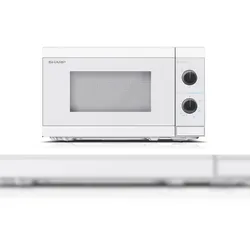 Sharp Mikrowelle 20L mit Grill Weiß YC-MG01E-C