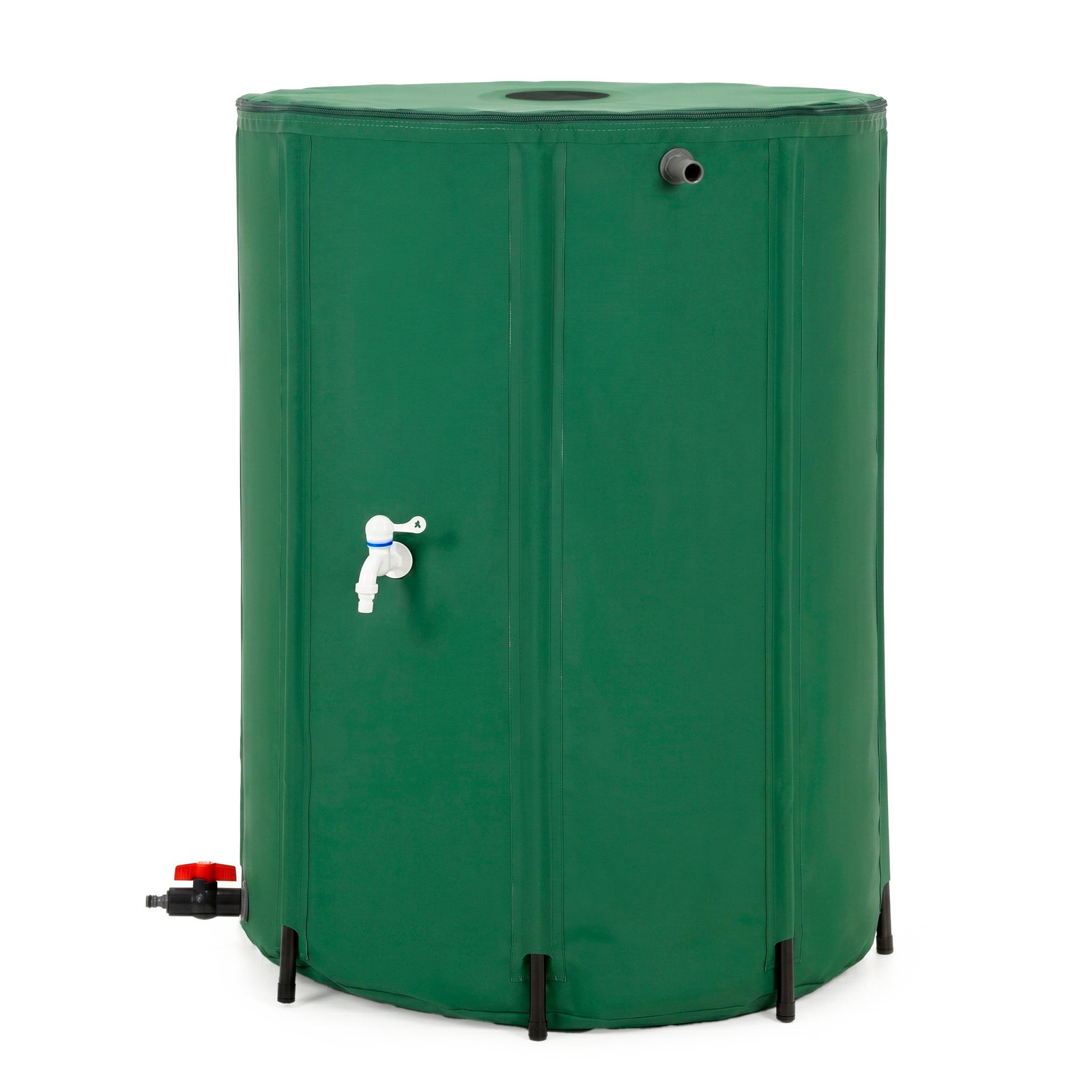 Springos Regenwateropslagvat, inklapbaar, 500 liter, met kraan
