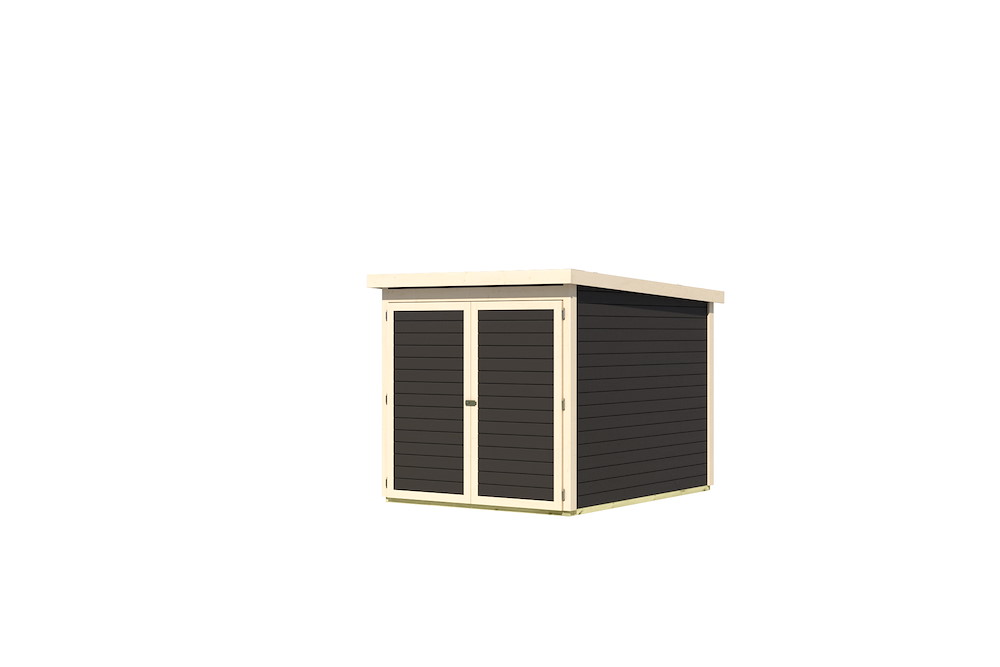 KARIBUHOLZT SH Fahrradgarage terra 163x2163x167 cm 16938279