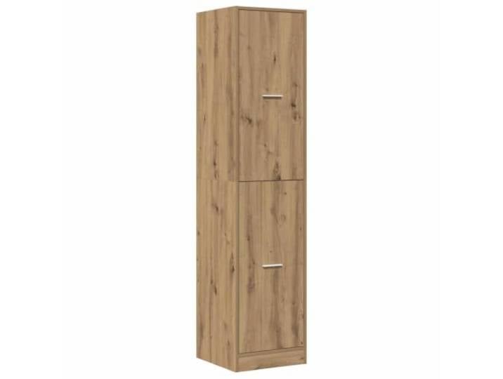 Helloshop26 Apothekerschrank, klassisch, große Kapazität, 40 x 41 x 174,5 cm, Holz, Eiche, Handwerksarbeit, 02_0055675